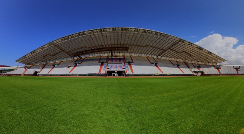 Estádio Poljud é a casa do Hajduk Split e será palco do jogo da Croácia
