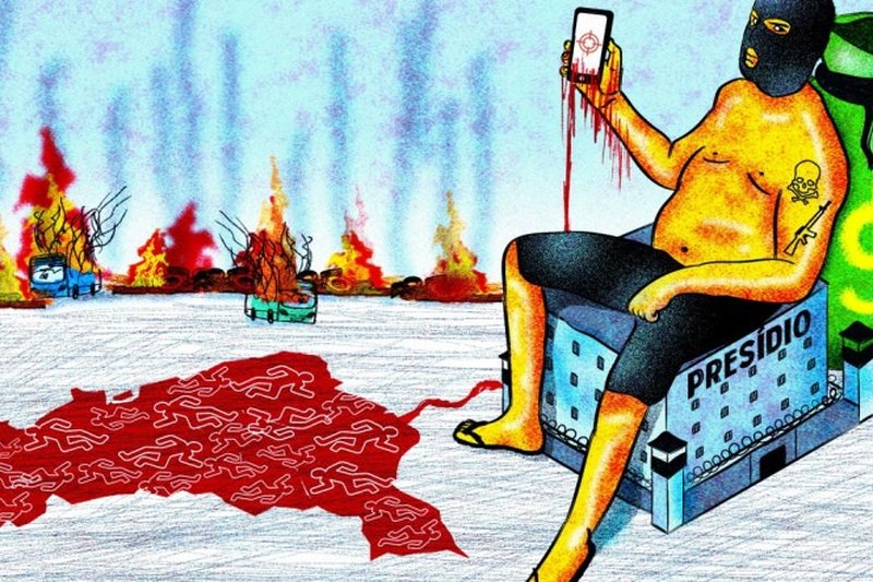 O crime organizado aterroriza o Brasil