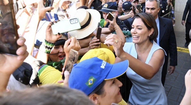 Ex-primeira-dama Michelle Bolsonaro