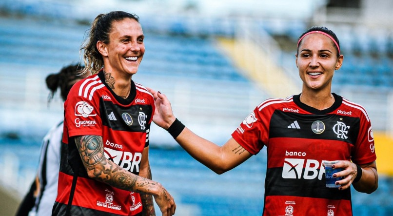 Flamengo encara o Santos pelo Brasileir&atilde;o Feminino.