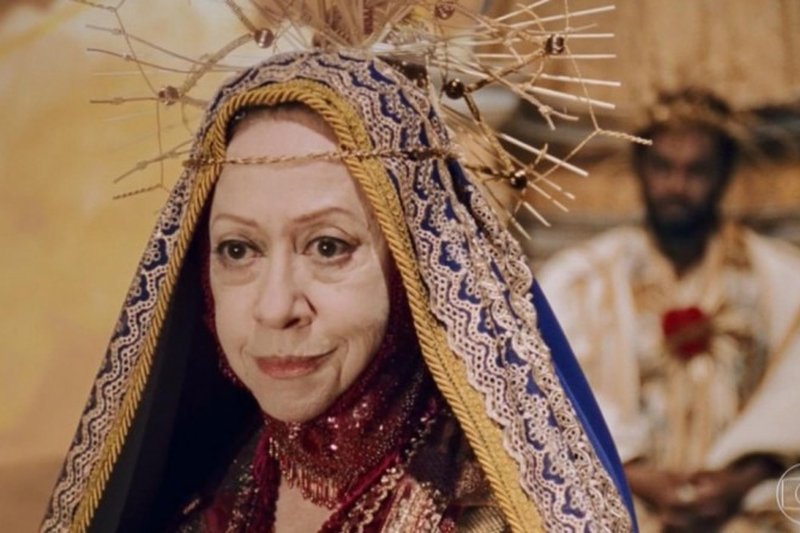 Fernanda Monetenego interpretou Nossa Senhora no filme O Auto da Compadecida