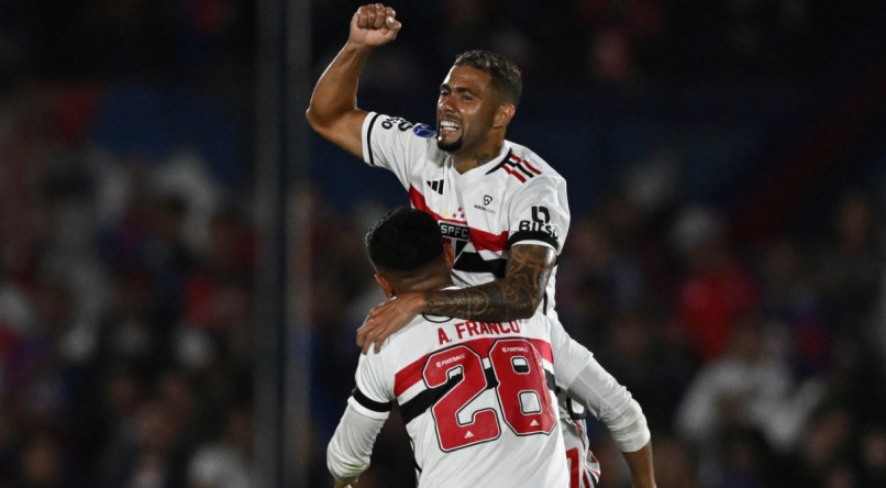 Erison marcou os gols da vitória do São Paulo sobre o Tigre na Copa Sul-Americana 2023