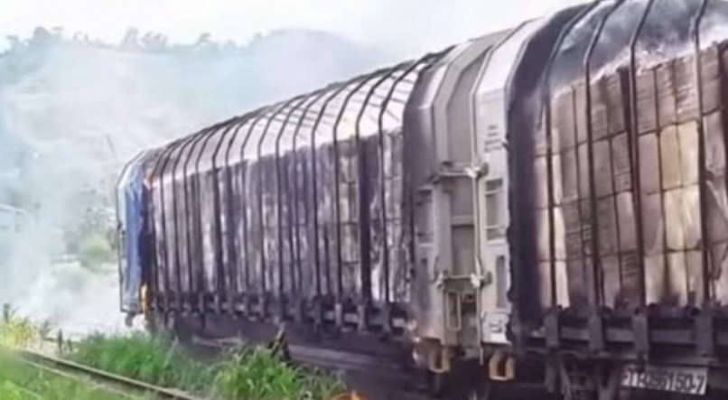 Vagões de trens estão sendo atacados por bandidos
