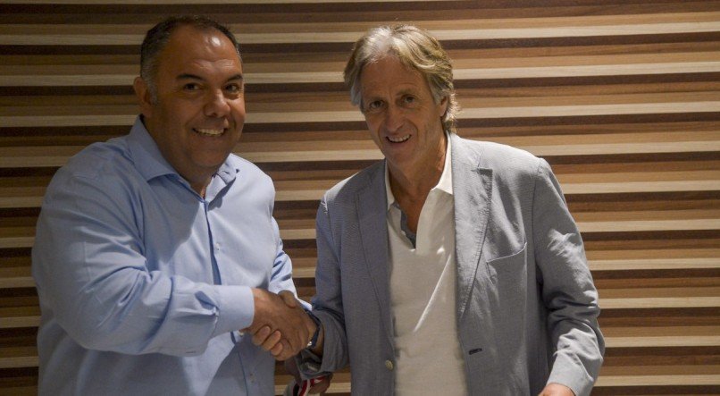 Jorge Jesus treinou o Flamengo em 2019