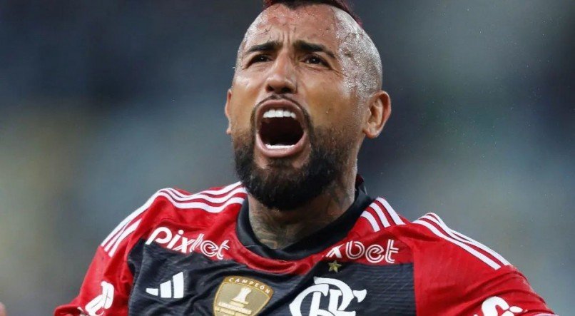 Vidal deixou o Flamengo.