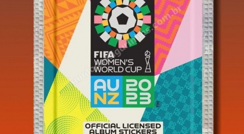 Provável pacotinho do Álbum da Copa do Mundo Feminina