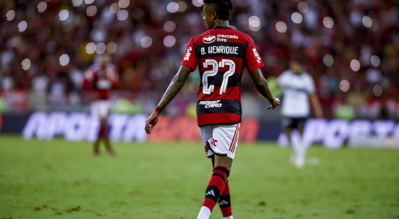Bruno Henrique ser&aacute; titular no jogo do Flamengo contra o Fortaleza neste s&aacute;bado (01)