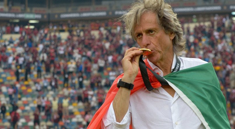 Jorge Jesus foi campão da Libertadores em 2019 pelo Flamengo