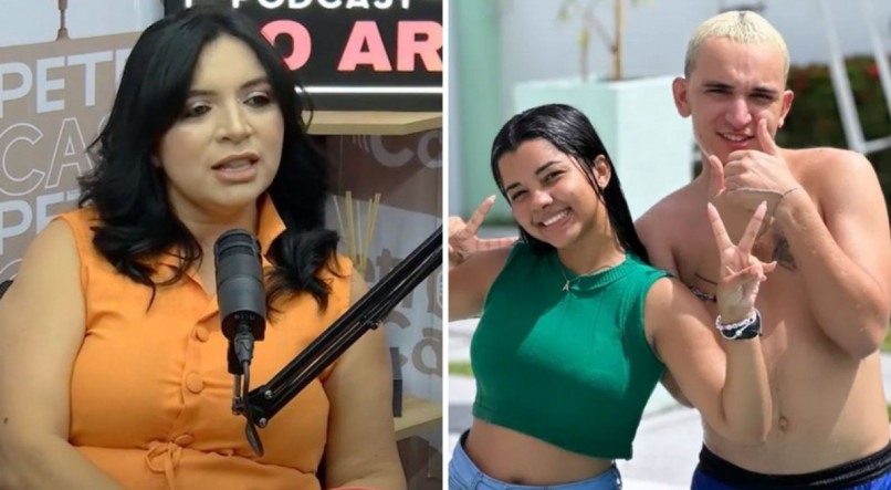 Kátia, mãe de João Gomes, criticou a postura da ex-namorada do cantor, Ary Mirella