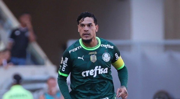 Gustavo G&oacute;mez, capit&atilde;o do Palmeiras