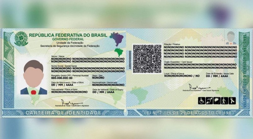 Nova Carteira de Identidade Nacional 