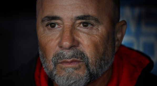 Jorge Sampaoli comanda o Flamengo.