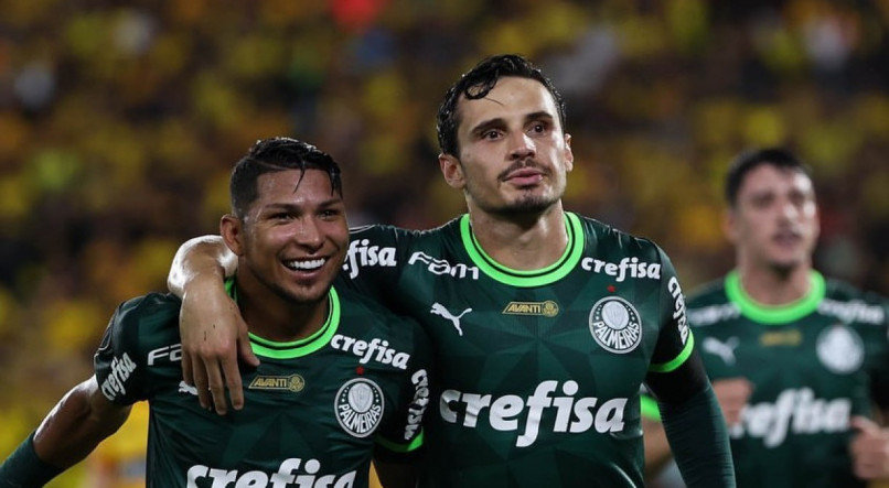 Rony e Raphael Veiga foram titulares no Palmeiras diante do S&atilde;o Paulo pela Copa do Brasil 2023