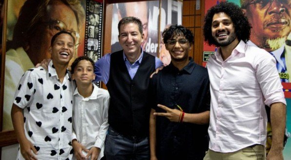 David Miranda, Glenn Greenwald e os filhos