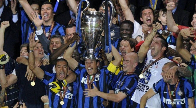 Inter foi campeã da Champions League em 2010