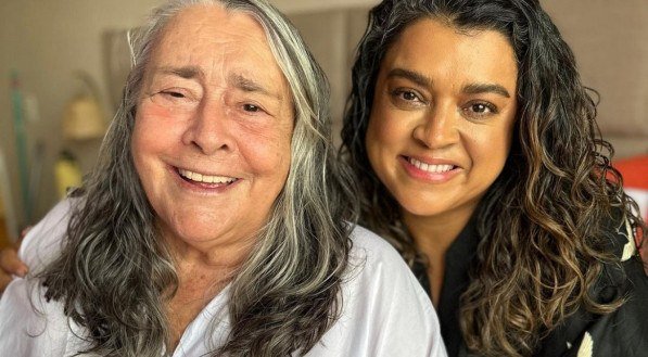 Preta Gil com a mãe, Sandra Gadelha, a 'Drão'