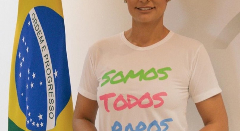 A ex-primeira dama Michele Bolsonaro