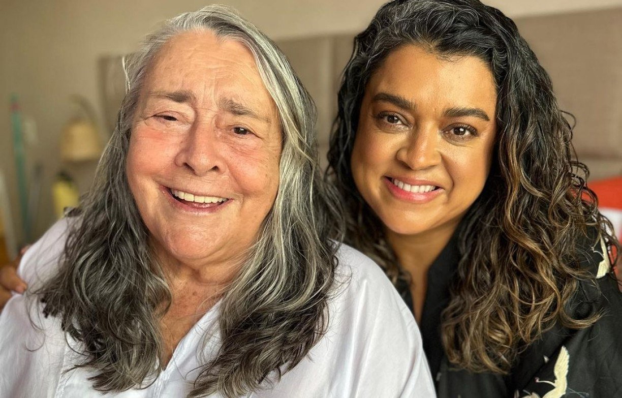 Preta Gil com a mãe, Sandra Gadelha, a 'Drão'