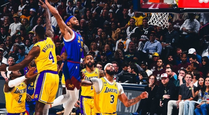 Los Angeles Lakers e Denver Nuggets se enfrentam, nesta segunda (22), pelo Jogo 4 das finais da Confer&ecirc;ncia Oeste da NBA