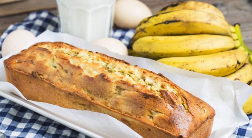 Bolo de banana fit