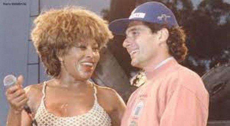 Tina Turner e Ayrton Senna