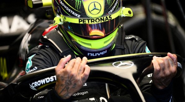 Lewis Hamilton, da Mercedes