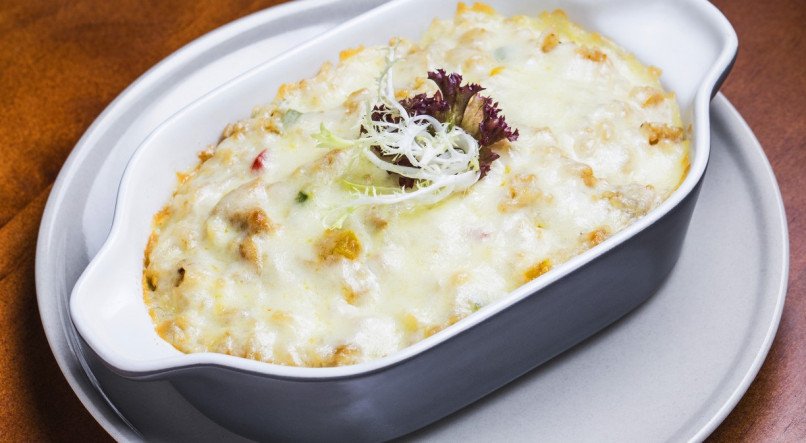 Receita de Escondidinho de Charque com Banana comprida