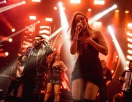 SHOW Limão com Mel durante a prévia de São João Carvalheira, na Zona Sul do Recife