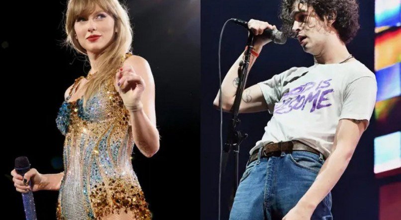 Taylor Swift e Matty Healy foram vistos juntos e despertaram curiosidade do público 