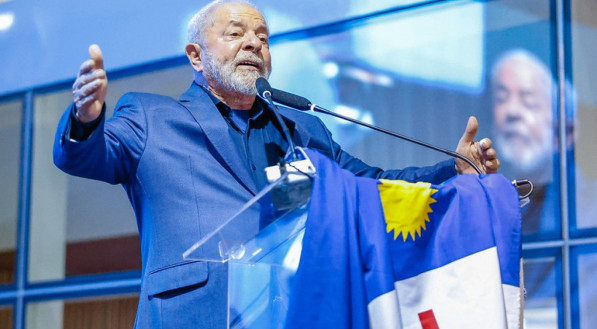 Presidente Luiz Inácio Lula da Silva em última visita feita a Pernambuco 