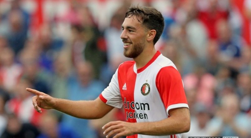 Orkun Kokçu, quando atuava pelo Feyenoord 