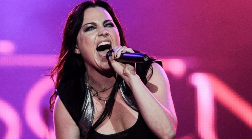 Amy Lee, vocalista do grupo Evanescence 