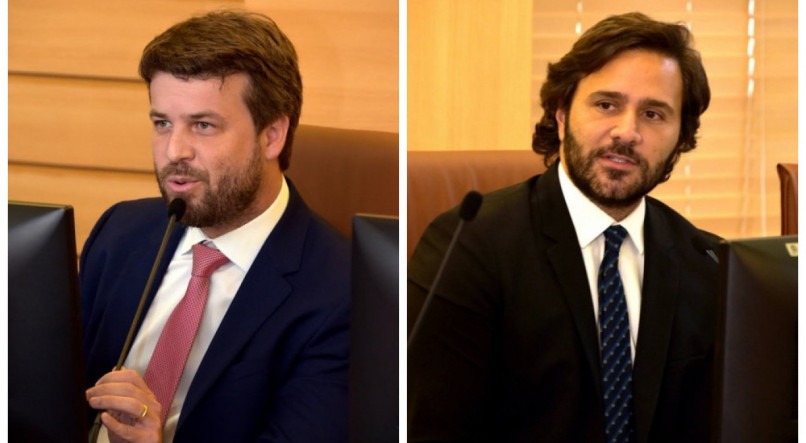 Os novos conselheiros do Tribunal de Contas do Estado de Pernambuco (TCE), Eduardo Porto e Rodrigo Novaes