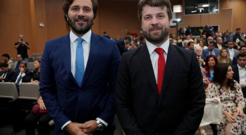 Os novos conselheiros do TCE, Rodrigo Novaes e Eduardo Porto