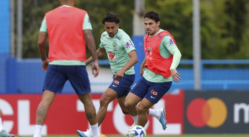 Treino da Seleção Brasileira da última terça-feira (13)