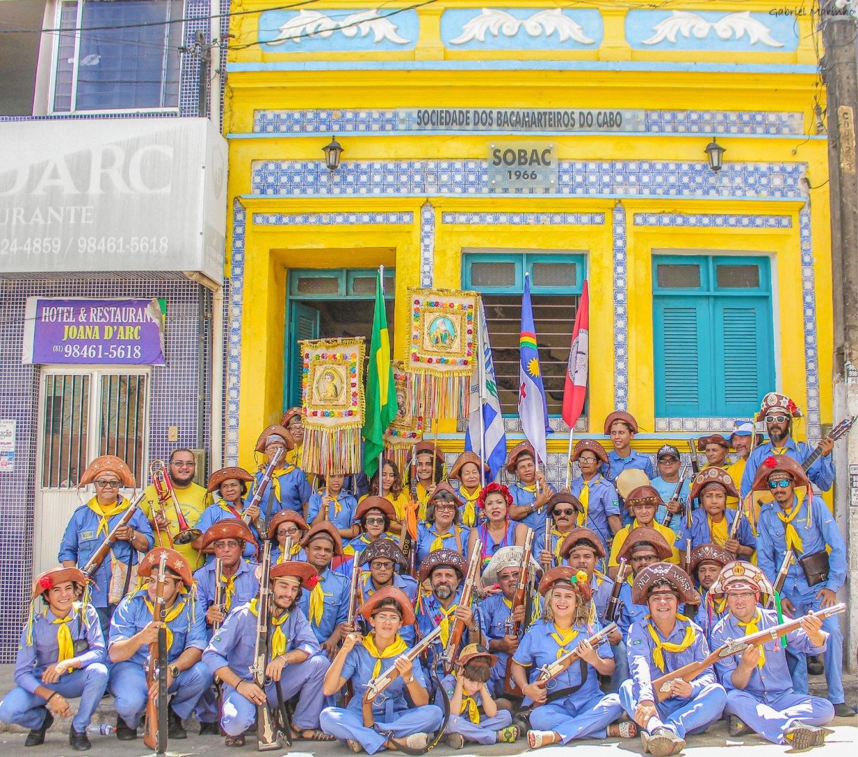 Cortesia/Sociedade dos Bacamarteiros do Cabo