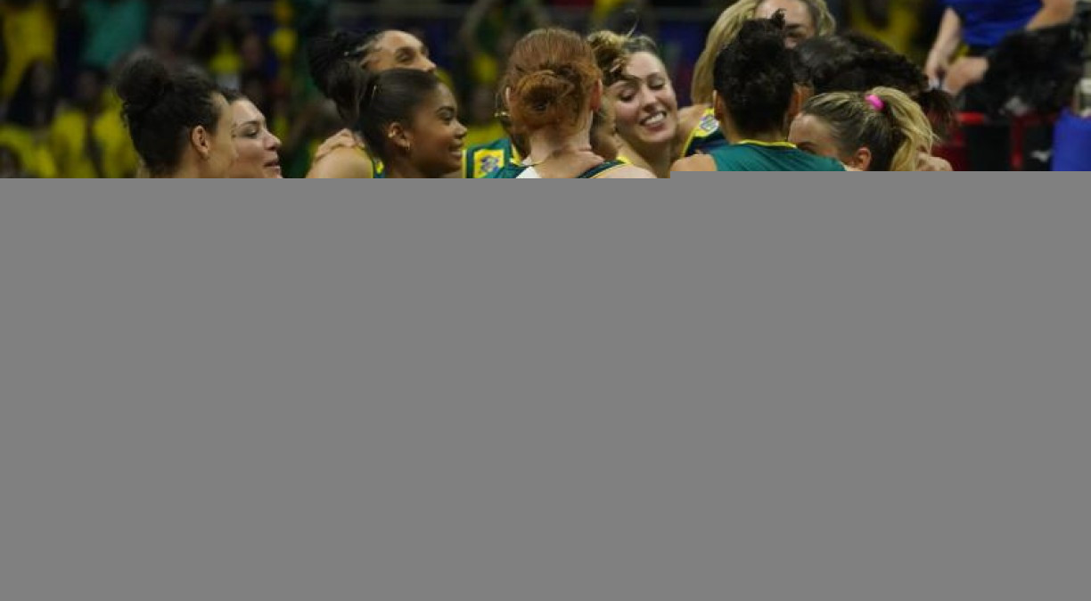 Jogadoras da Seleção Brasileira de Vôlei Feminino