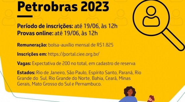 Programa de estágio da Petrobras em 2023