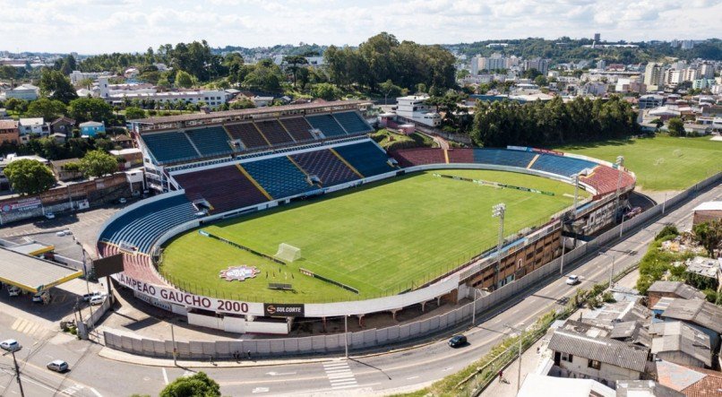 Estádio Centenário, campo do Caxias do Sul.