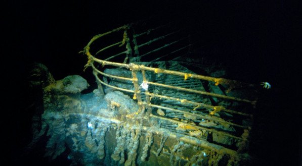 Destro&ccedil;os do Titanic est&atilde;o a 3,7 mil metros de profundidade. 