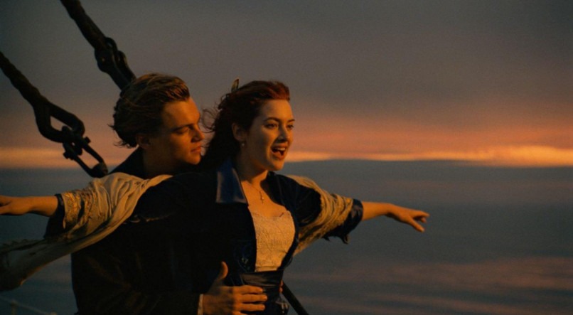 Jack e Rose, personagens do filme Titanic
