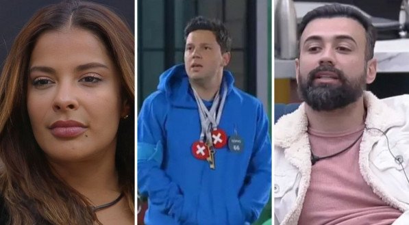 Gyselle, Thiago e Bruno estão na Zona de Risco na Grande Conquista