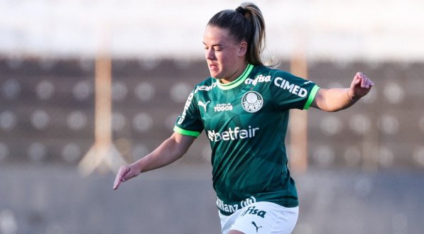 Andressinha, jogadora do Palmeiras Feminino