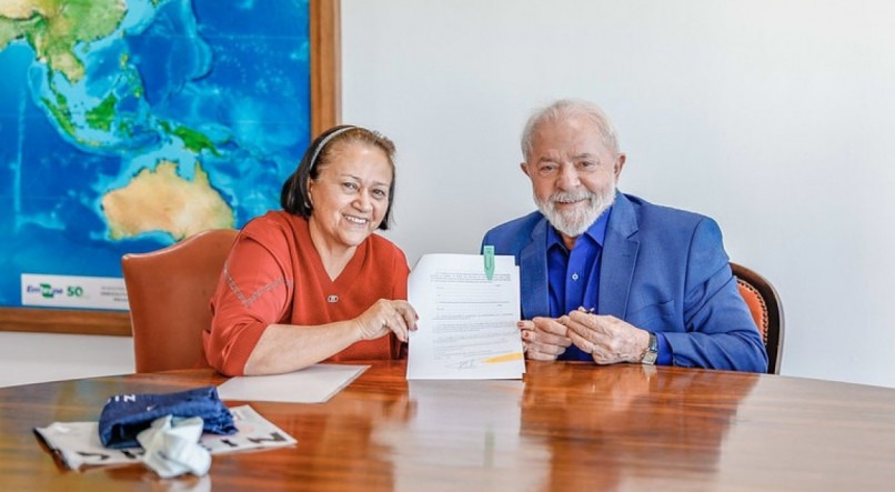 Lula Con Fátima Bezerra, governadoroa do RN