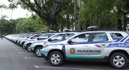 Entrega das novas viaturas da Polícia Militar de Pernambuco