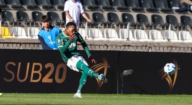 Palmeiras sub-20 em a&ccedil;&atilde;o.