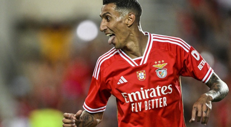 Di Maria &eacute; um dos principais jogadores do Benfica na temporada