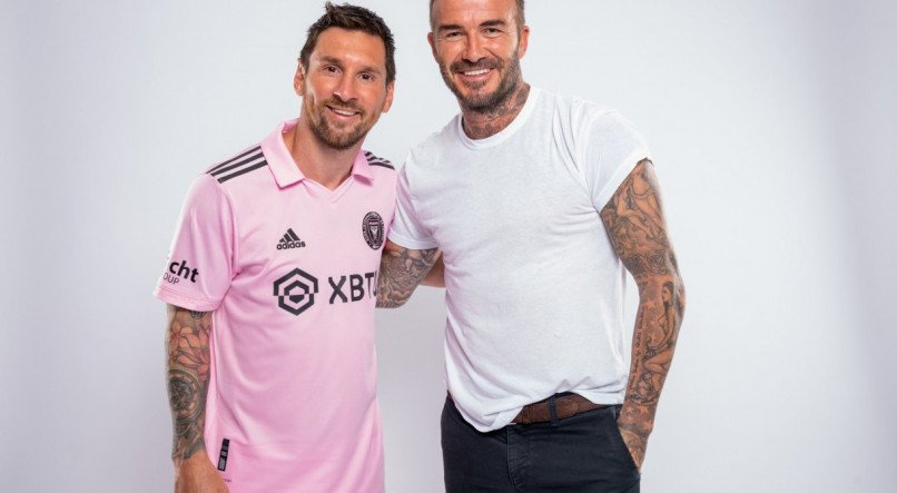 David Beckham &eacute; um dos donos do novo time de Messi: o Inter Miami