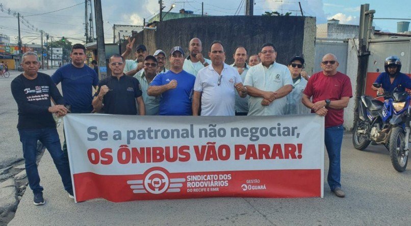 Greve dos rodoviários no Grande Recife.