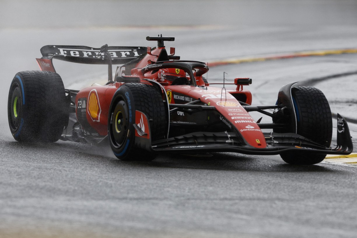 Charles Leclerc, da Ferrari, fez a pole position do GP da Bélgica de Fórmula 1 em 2023